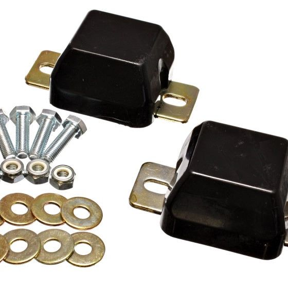 Energy Suspension 00-04 Ford Excursion / 99-04 F-250 Super Duty 4WD Black Front Axle Bump Stop Set-tuningsupply.com