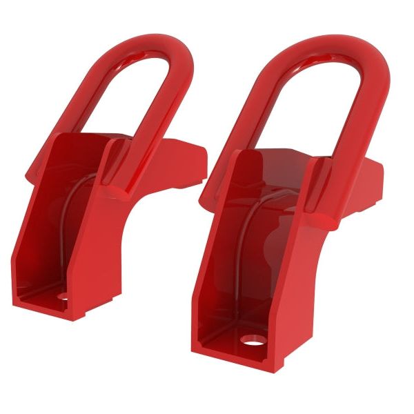 aFe Front Tow Hook Red 2022 Toyota Tundra 3.5L V6-tuningsupply.com