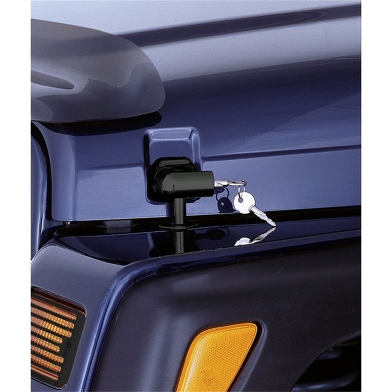 Rugged Ridge 97-06 Jeep Wrangler TJ Locking Hood Catch Kit - SMINKpower Performance Parts RUG11210.10 Rugged Ridge