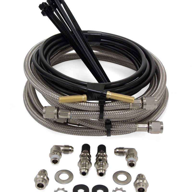 Air Lift Loadlifter 5000 Ultimate Plus Stainless Steel Air Line Upgrade Kit-tuningsupply.com