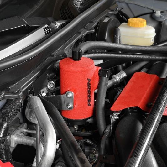 Perrin 22-23 Toyota GR86 / 13-16 Scion FR-S / 13-23 Subaru BRZ Air Oil Separator - Red-tuningsupply.com