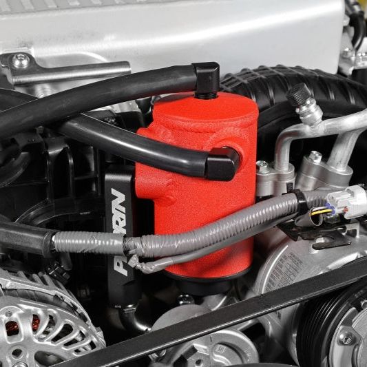 Perrin 22-23 Subaru WRX Air Oil Separator - Red-tuningsupply.com