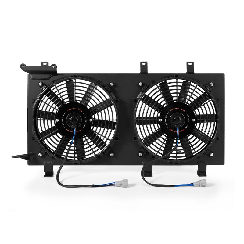 Mishimoto 01-07 Subaru WRX/STI PNP Aluminum Fan Shroud Black-tuningsupply.com