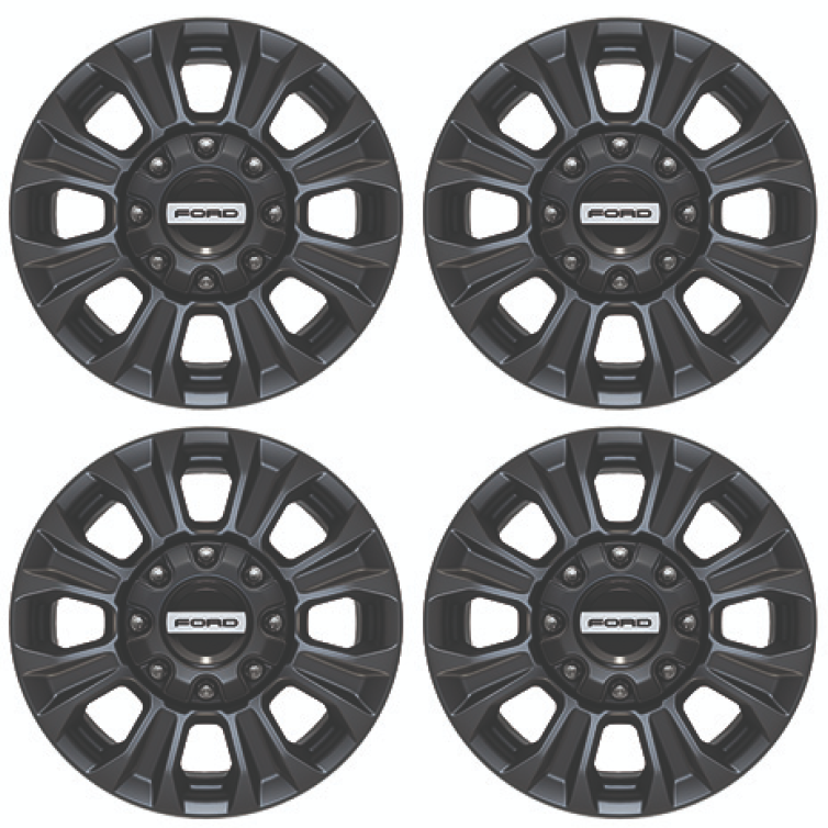 Ford Racing 05-22 Super Duty 18x8 Matte Black Wheel Kit-tuningsupply.com