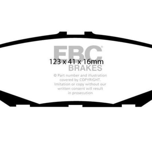 EBC 93-97 Lexus GS300 3.0 Redstuff Rear Brake Pads-tuningsupply.com