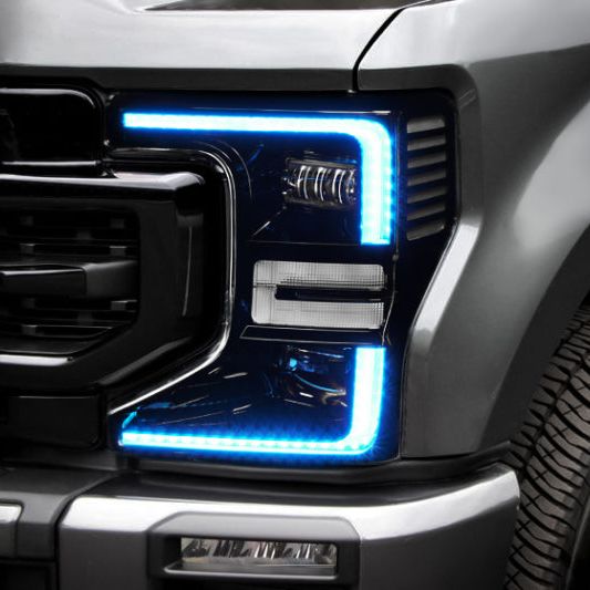 Oracle 2022 Ford F250/350 Super Duty Dynamic ColorSHIFT Headlight DRL Kit w/Switchback SEE WARRANTY-tuningsupply.com