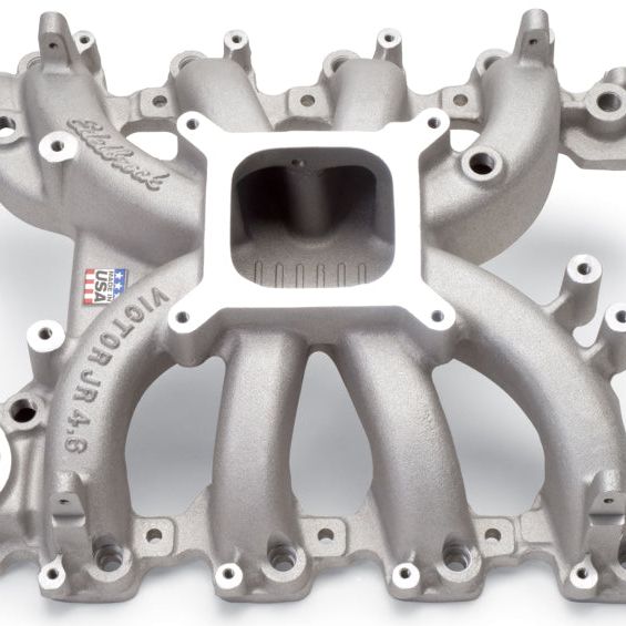 Edelbrock Victor Jr Ford EFI for 4 6L Engines Manifold Only-tuningsupply.com