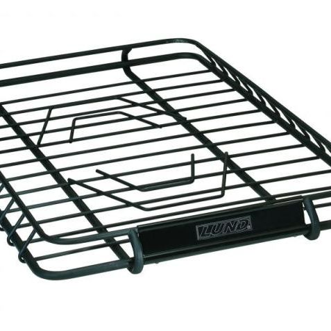 Lund Universal 39in X 45.125in Roof Rack Cargo Basket - Black-tuningsupply.com