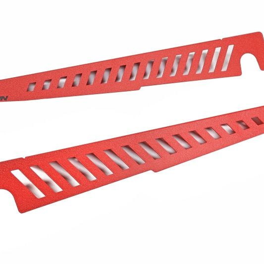 Perrin 22-23 Subaru WRX Fender Shroud Set - Red - SMINKpower Performance Parts PERPSP-ENG-551RD Perrin Performance