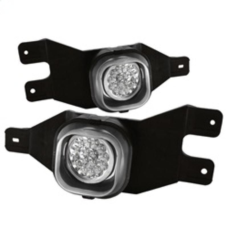 Spyder Ford F250/F350 99-04/Ford Excursion 00-05 LED Fog Lights w/Switch Clear FL-LED-FF25001-C - SMINKpower Performance Parts SPY5015648 SPYDER