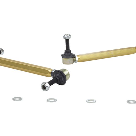 Whiteline 02-06 Mini Cooper S Front Swaybar link kit-Adjustable ball end links-Sway Bar Endlinks-Whiteline-WHLKLC106-SMINKpower Performance Parts