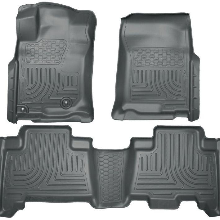 Husky Liners 10-12 Toyota 4Runner/Lexus GX460 WeatherBeater Combo Black Floor Liners-tuningsupply.com