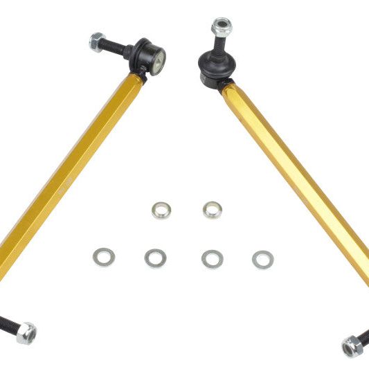 Whiteline 05+ BMW 1 Series/3 Series HD Front Swaybar End Link Assembly (Non AWD iX Models)-Sway Bar Endlinks-Whiteline-WHLKLC154-SMINKpower Performance Parts