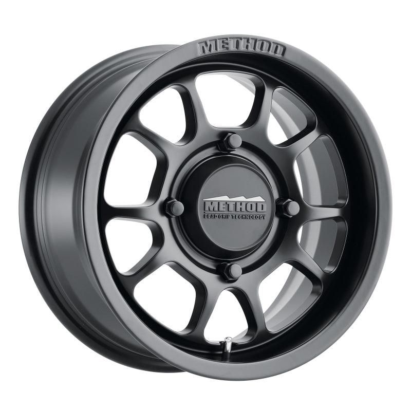 Method MR409 Bead Grip 14x7 / 4+3/13mm Offset / 4x156 / 132mm CB Matte Black Wheel-tuningsupply.com