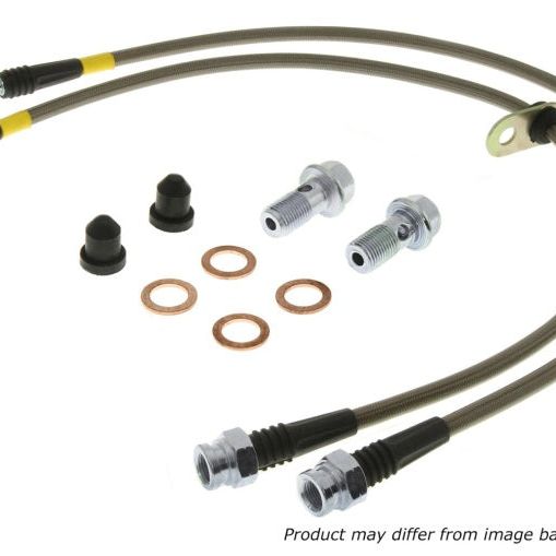 StopTech 06-17 Lexus HS250h / Toyota RAV4 Stainless Steel Front Brake Lines-Brake Line Kits-Stoptech-STO950.44036-SMINKpower Performance Parts