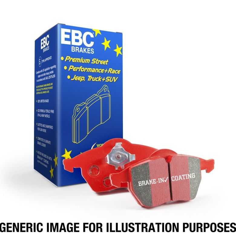 EBC 10+ Volkswagen Touareg 3.0 Supercharged Hybrid Redstuff Front Brake Pads-tuningsupply.com