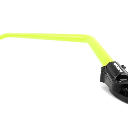 Perrin 08-16 WRX/STi Front Neon Yellow Strut Brace-Strut Bars-Perrin Performance-PERPSP-SUS-056NY-SMINKpower Performance Parts