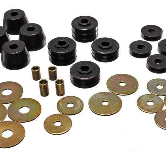 Energy Suspension D100-300 2&4Wd Body Mounts - Black-tuningsupply.com