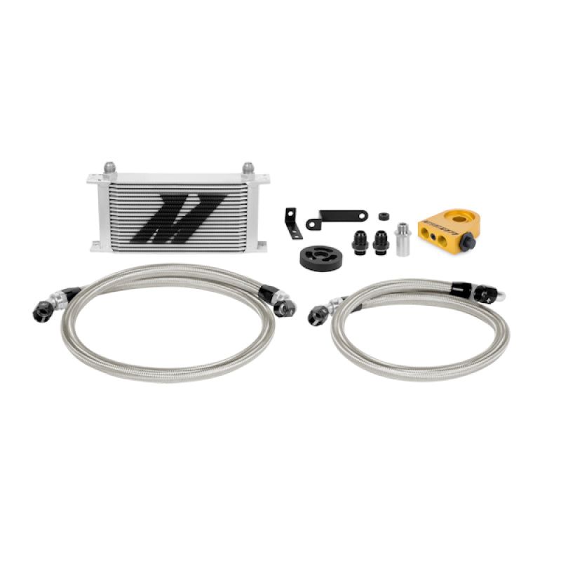 Mishimoto 08-14 Subaru WRX Thermostatic Oil Cooler Kit-Oil Coolers-Mishimoto-MISMMOC-WRX-08T-SMINKpower Performance Parts