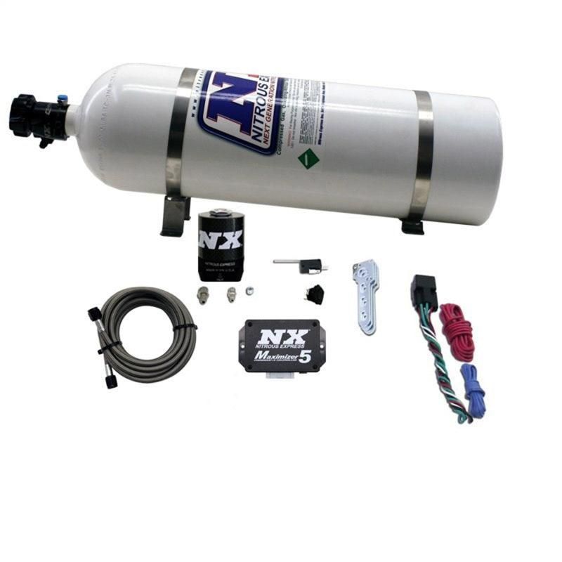 Nitrous Express Universal Diesel Nitrous Kit w/Progressive Controller/15lb Bottle - SMINKpower Performance Parts NEXNXD1000 Nitrous Express