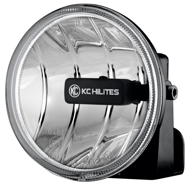 KC HiLiTES 4in. Gravity G4 LED Light 10w SAE/ECE Clear Fog Beam (Single)-tuningsupply.com