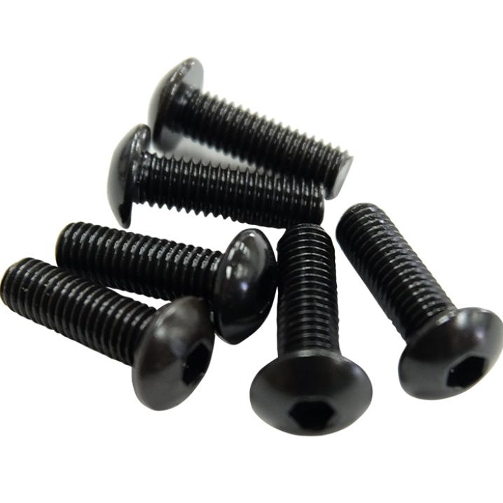 NRG Steering Wheel Screw Upgrade Kit (Flat) - Black-Steering Wheels-NRG-NRGSWS-100BK-SMINKpower Performance Parts