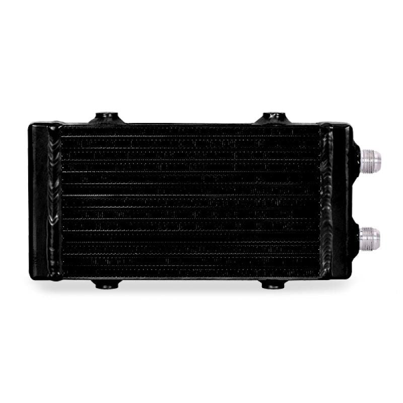 Mishimoto Universal Small Bar and Plate Dual Pass Black Oil Cooler-tuningsupply.com