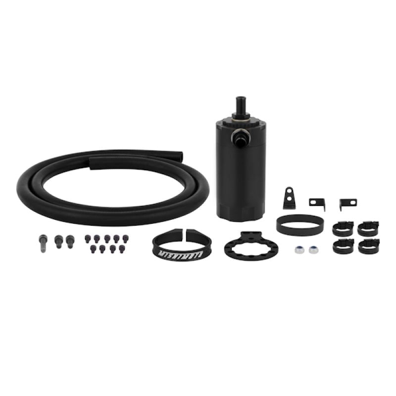 Mishimoto Universal Baffled Oil Catch Can - Black-Oil Catch Cans-Mishimoto-MISMMBCC-UNI-BK-SMINKpower Performance Parts