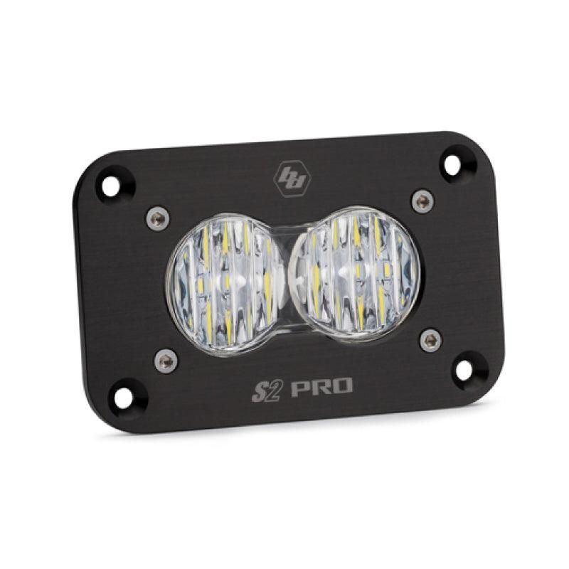 Baja Designs S2 Pro Flush Mount Wide Cornering Pattern LED Work Light - Clear-tuningsupply.com