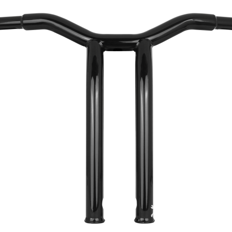 Burly Brand Dominator Raked Bar 14in - Matte Black-tuningsupply.com