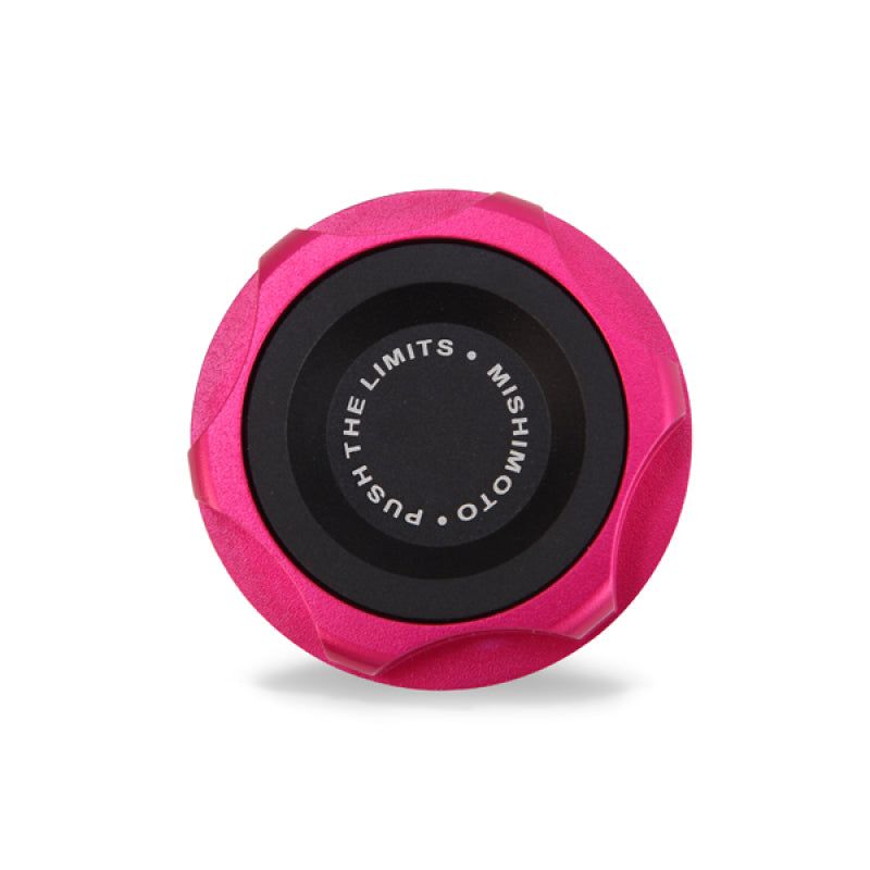 Mishimoto Subaru Oil FIller Cap - Pink-Oil Caps-Mishimoto-MISMMOFC-SUB-PK-SMINKpower Performance Parts