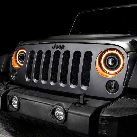 ORACLE Lighting 0718 Jeep Wrangler JK Oculus 7in Switchback BiLED Projector Headlights SEE WARRANTY-tuningsupply.com