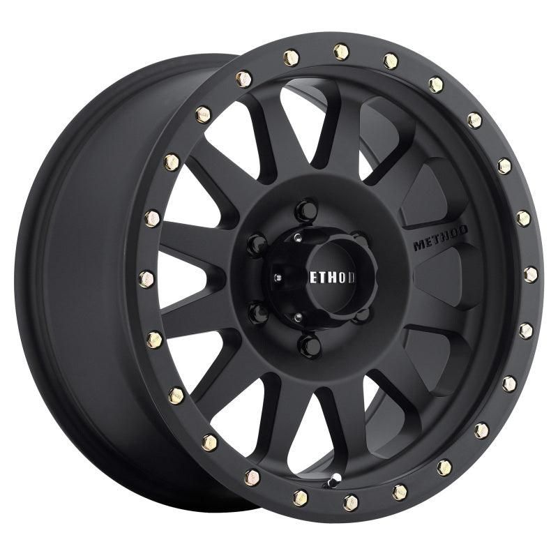 Method MR304 Double Standard 18x9 -12mm Offset 6x5.5 108mm CB Matte Black Wheel - SMINKpower Performance Parts MRWMR30489060512N Method Wheels