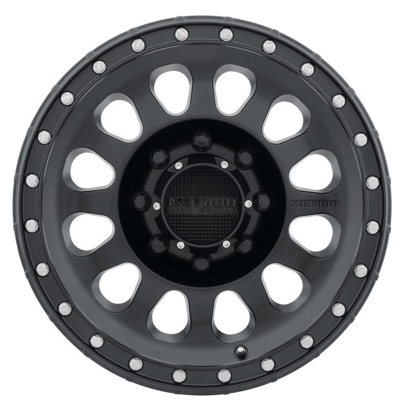 Method MR315 17x8.5 0mm Offset 8x6.5 130.81mm CB Matte Black Wheel-tuningsupply.com