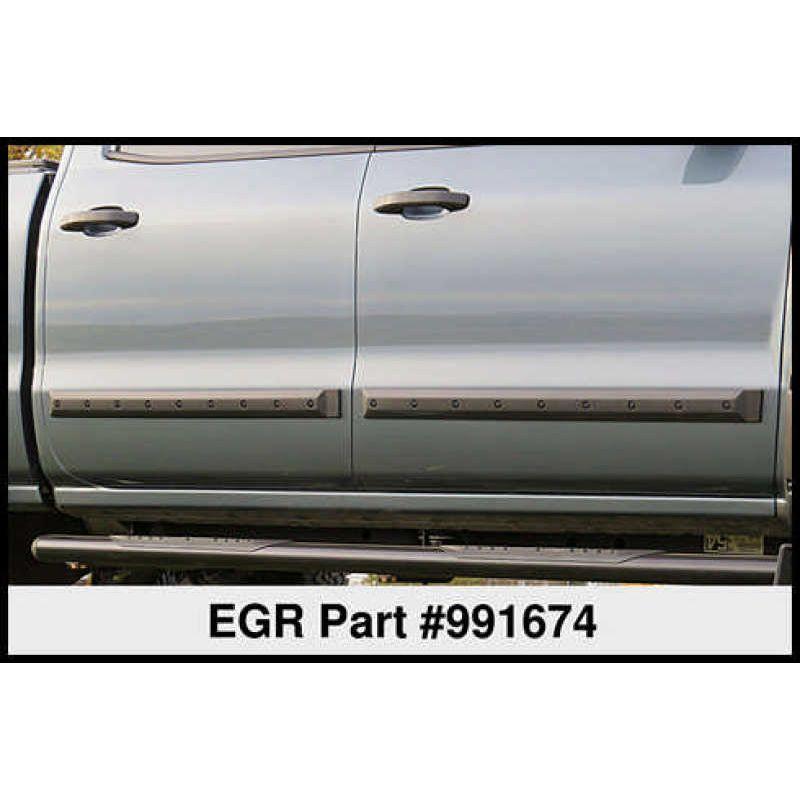 EGR Crew Cab Front 41.5in Rear 38in Bolt-On Look Body Side Moldings (991674)-tuningsupply.com