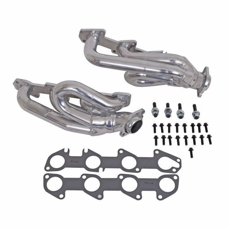 BBK 04-08 Dodge Ram 5.7 Hemi Shorty Tuned Length Exhaust Headers - 1-3/4 Silver Ceramic-tuningsupply.com