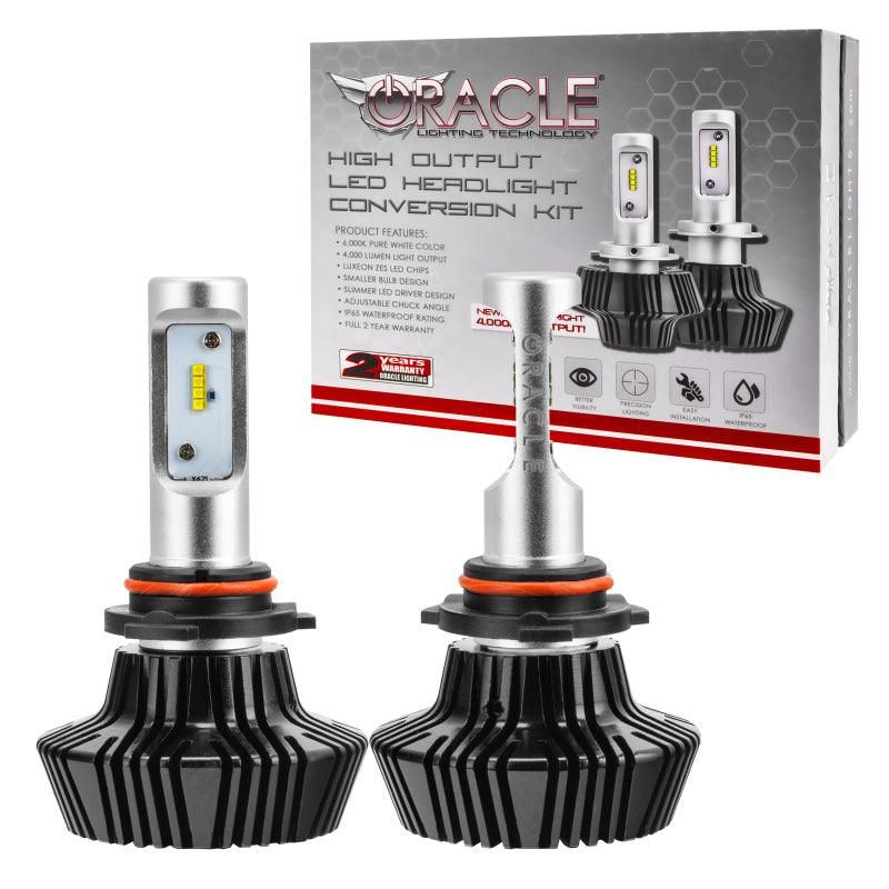 Oracle 9006 4000 Lumen LED Headlight Bulbs (Pair) - 6000K SEE WARRANTY-tuningsupply.com