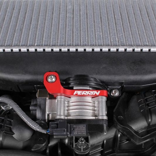 Perrin 2022+ Subaru WRX/19-23 Ascent/Legacy/Outback Top Mount Intercooler Bracket - Red-tuningsupply.com