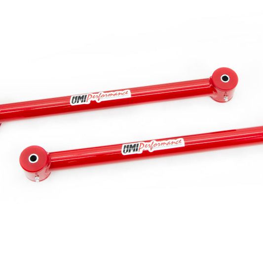 UMI Performance 82-02 GM F-Body Tubular Non-Adjustable Lower Control Arms - Red - SMINKpower Performance Parts UMI2015-R UMI Performance