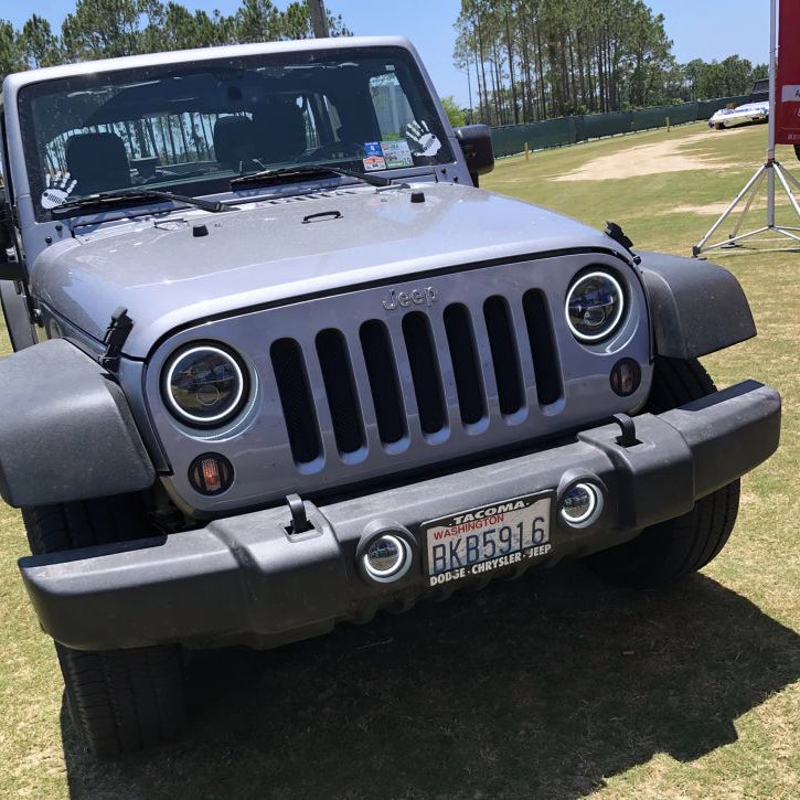 Oracle 7in High Powered LED Headlights - Black Bezel - ColorSHIFT No Controller - SMINKpower Performance Parts ORL5769-334 ORACLE Lighting