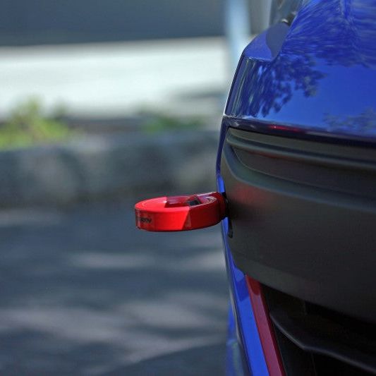 Perrin 18-21 WRX/STI / 13-20 BRZ / 17-20 Toyota 86 Front Tow Hook Kit - Red-tuningsupply.com