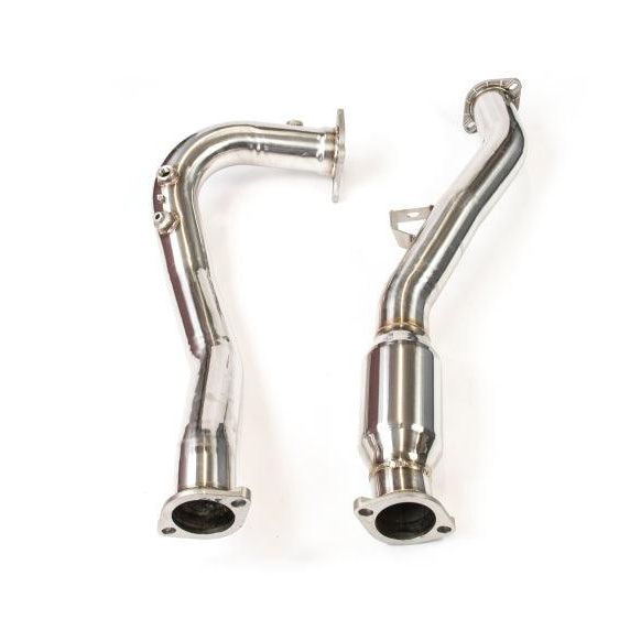 Invidia 15-21 Subaru WRX w/ Manual Transmission J-Pipe With Bottom High Flow Cat Down Pipe-tuningsupply.com