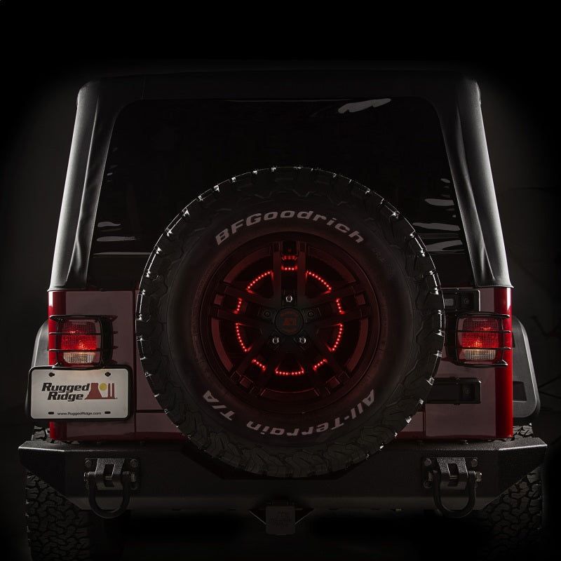 Rugged Ridge 3rd Brake Light LED Ring-Light Bars & Cubes-Rugged Ridge-RUG11585.04-SMINKpower Performance Parts