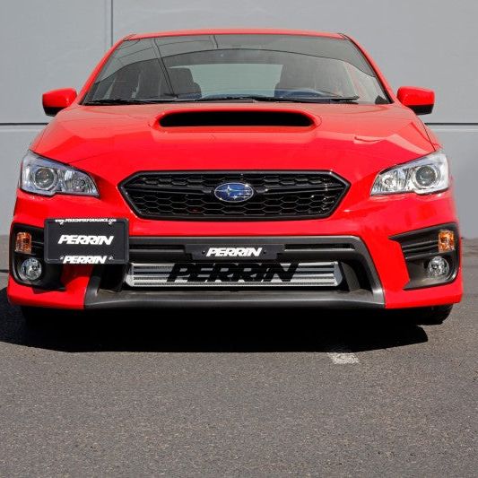 Perrin 2018+ Subaru WRX/STI w/ FMIC License Plate Holder-License Plate Relocation-Perrin Performance-PERPSP-BDY-205F-SMINKpower Performance Parts