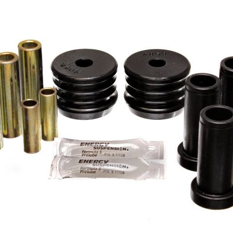 Energy Suspension 64-75 BMW 2002 Black Rear Control Arm Bushing Set-tuningsupply.com