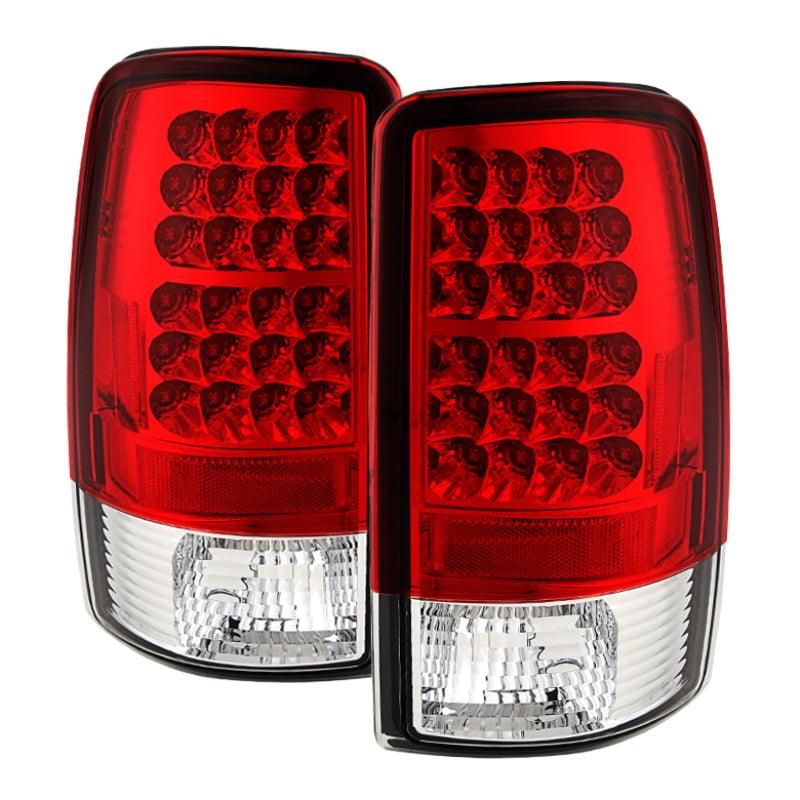 Spyder Chevy Suburban/Tahoe 1500/2500 00-06 LED Tail Lights Red Clear ALT-YD-CD00-LED-RC - SMINKpower Performance Parts SPY5001542 SPYDER