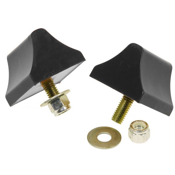 Prothane Universal Bump Stop 1-3/8 X 2 X 2-1/4 Wedge - Black-Bump Stops-Prothane-PRO19-1303-BL-SMINKpower Performance Parts