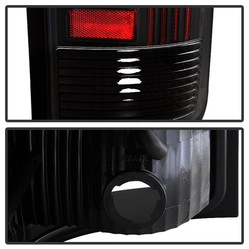 Xtune GMC Sierra 07-13 LED Tail Lights Black ALT-ON-GS07-G2-LED-BK - SMINKpower Performance Parts SPY5081551 SPYDER