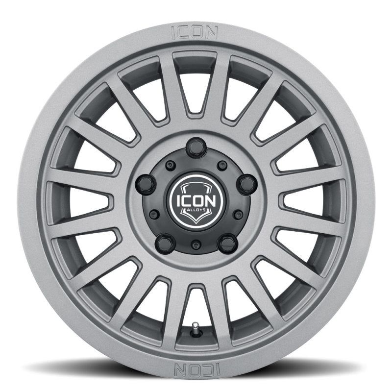 ICON Recon SLX 17x8.5 5x4.5 0mm Offset 4.75in BS 71.5mm Bore Charcoal Wheel-tuningsupply.com