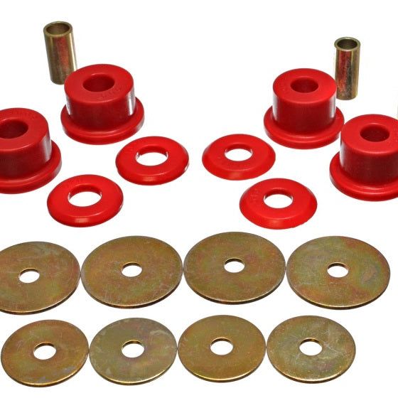 Energy Suspension 90-94 Mitsubishi Eclipse AWD Red Sub-Frame Bushing Set-tuningsupply.com